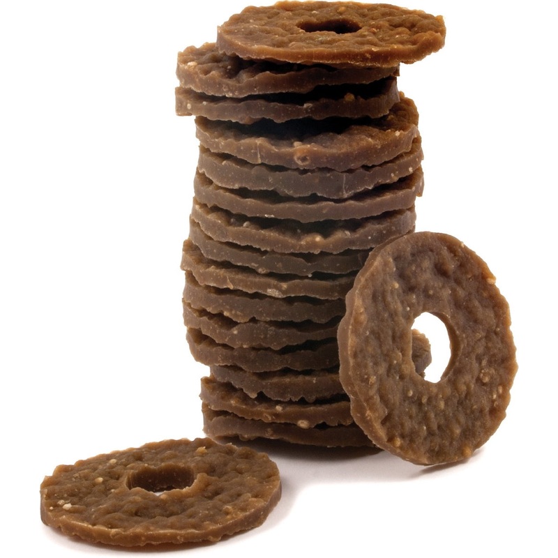 PetSafe Rawhide Treat Ring Refills, Two Flavors, Size B