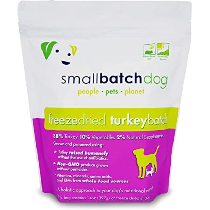 Small Batch Turkey Hearts Freeze Dried Dog Treats, 3.5oz