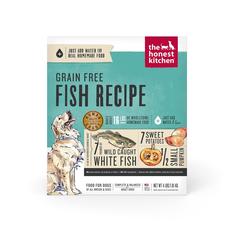 The Honest Kitchen Dehydrated Grain Free Fish Dog Food 4lb