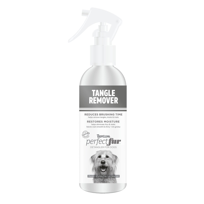 TropiClean PerfectFur Detangler Spray for Dogs, 8oz