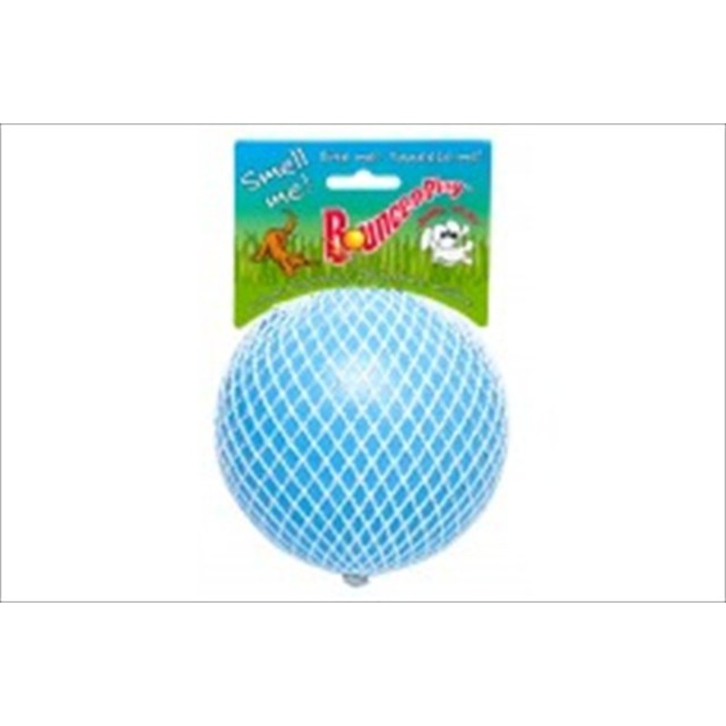 Jolly Pets Bounce-n-Play Jolly Ball Dog Toy  4.5   Light Blue