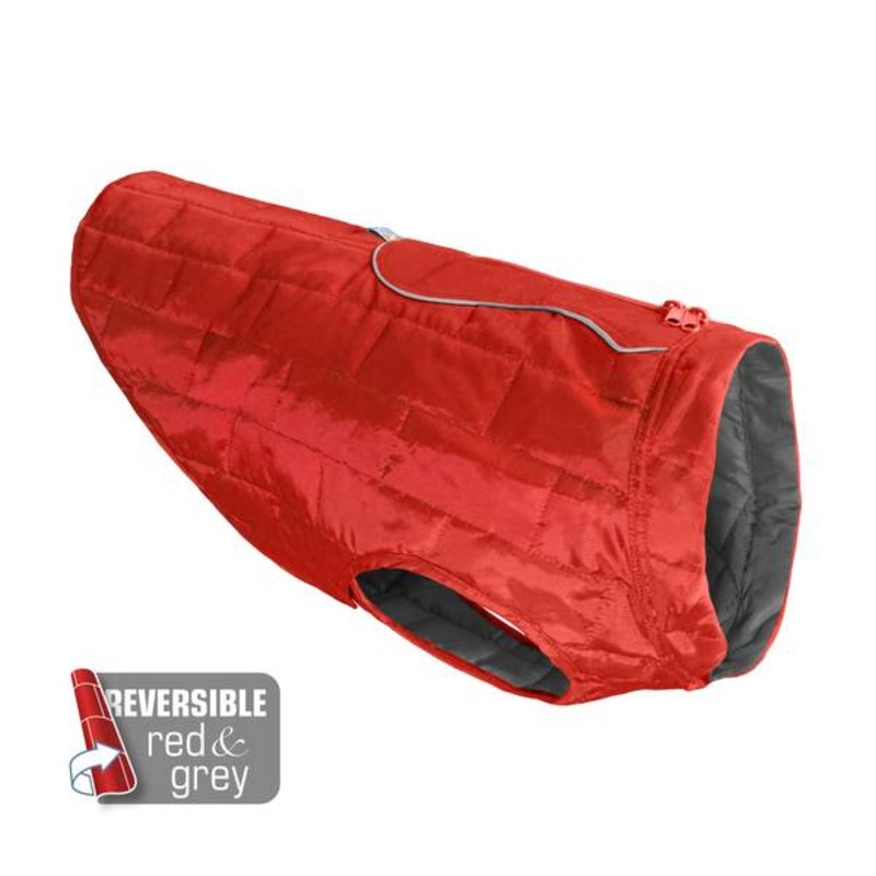 Kurgo Loft Dog Coat, Medium, Chili Red