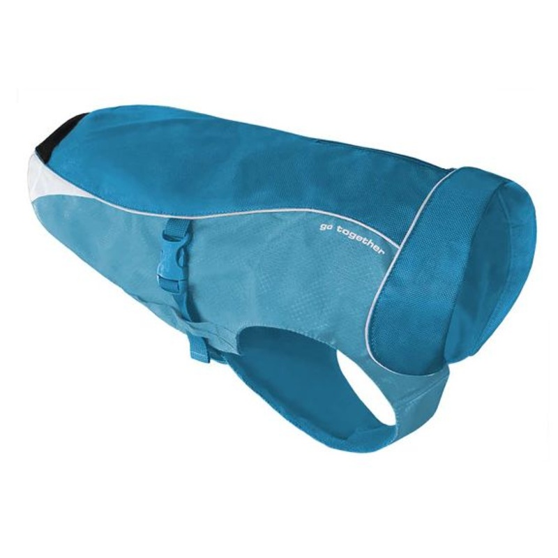Kurgo North Country Dog Coat, Dog Winter Jacket, Waterproof Dog Jacket, Dog Snow Jacket & Windproof Dog Coat, Reflective Dog Fleece, Coastal Blue, Small