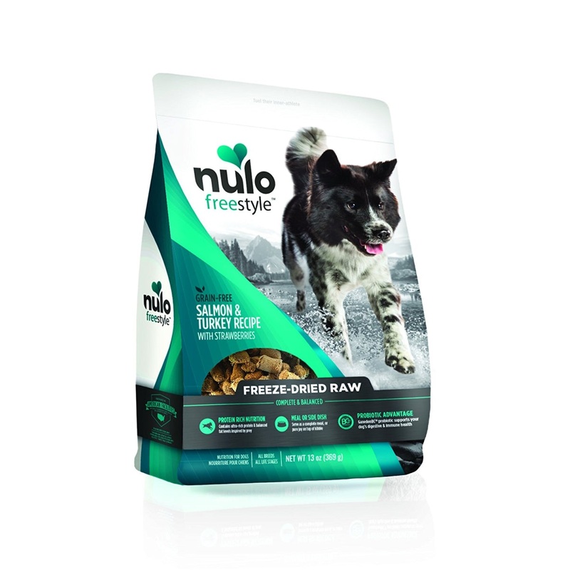 Nulo FreeStyle Freeze Dried Raw Grain Free Salmon Dog Food 13oz