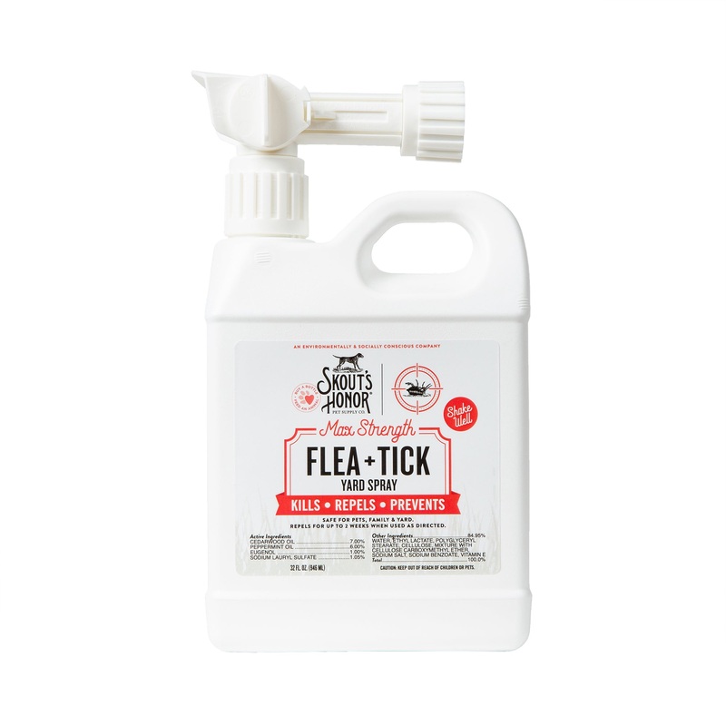 Skout's Honor Flea + Tick Yard Spray for Dogs, 32 fl oz.