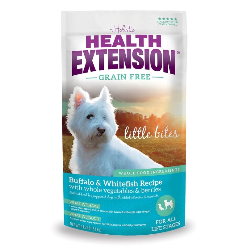 Vetsch 587175 23.5 lbs Health Extension Grain-Free Buffalo & Whitefish Little Bites Pet Food