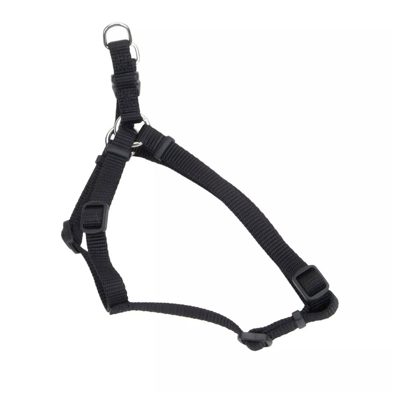 Coastal Comfort Wrap Adjustable 3/4in Wide 20-30in Step In Dog Harness Black