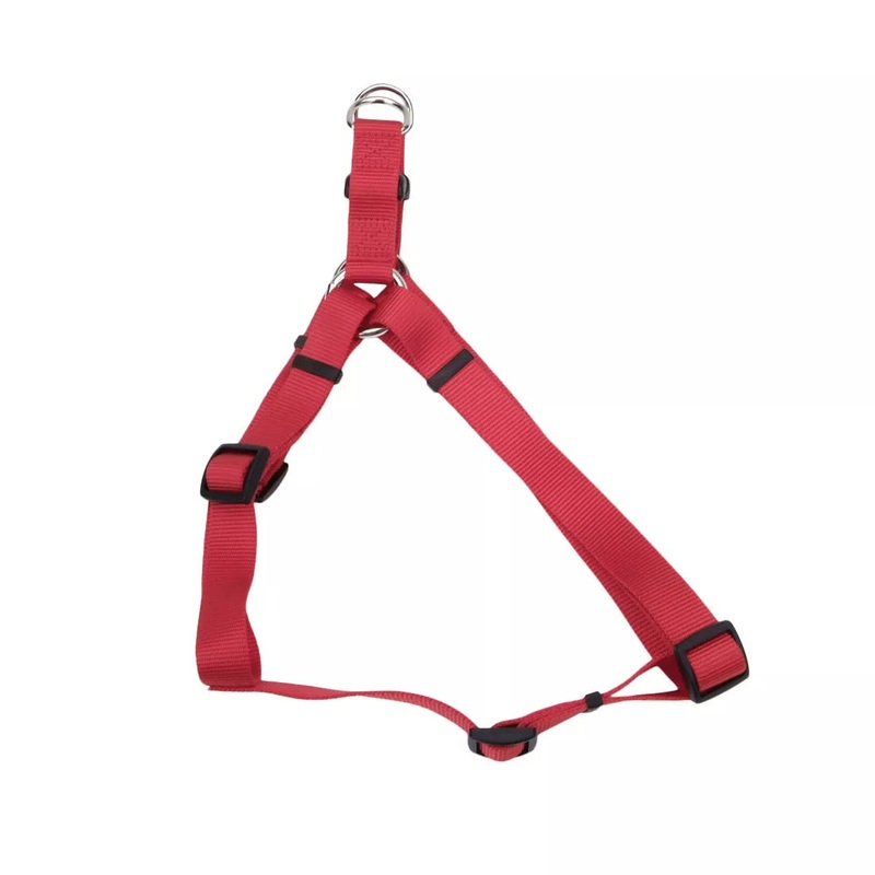 Coastal Comfort Wrap Adjustable 3/8in Wide 12-18in Step In Dog Harness Red