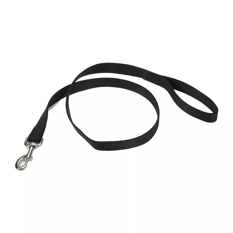 Coastal Single Ply 6ft Long 1in Dog Leash Black