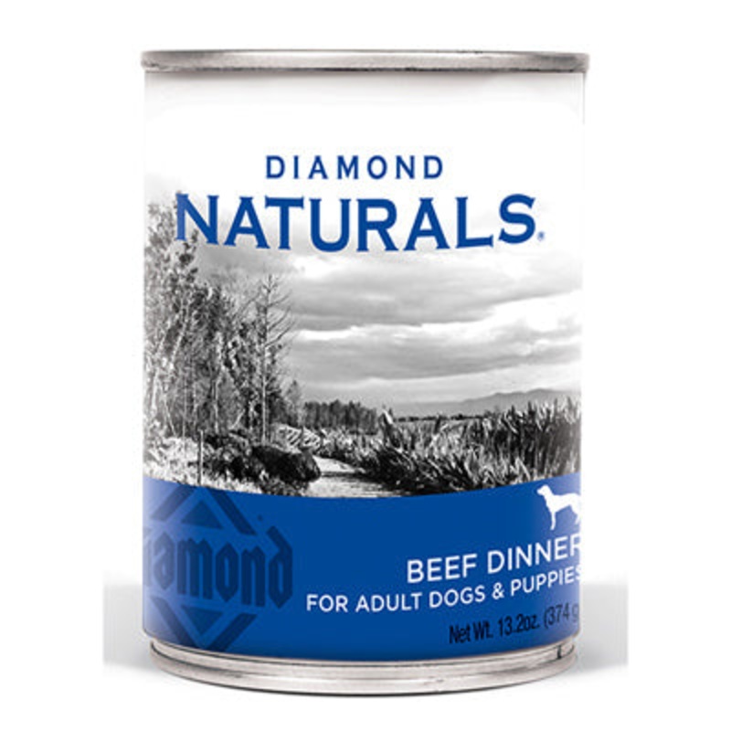 Diamond Natural Beef Dinner Wet Dog Food, 13 oz