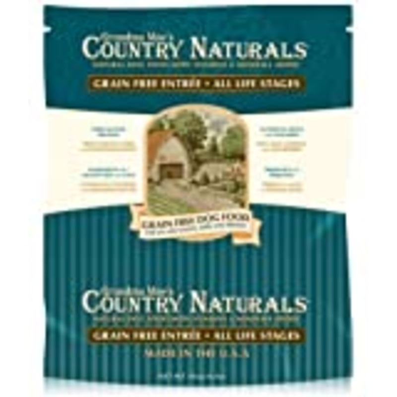 Grandma Mae's Country Naturals Grain-Free Chicken, Pork, and Whitefish Recipe Dry Dog Food, 14 Lb