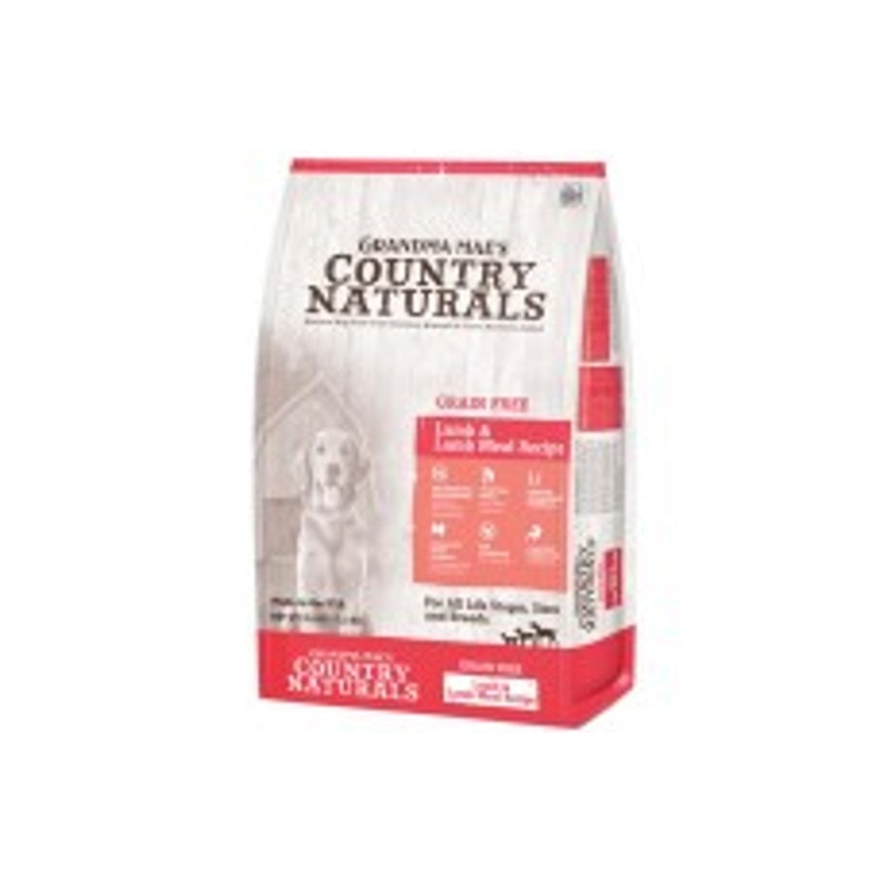 Grandma Mae's Country Naturals Grain-Free Limited Ingredient Lamb Recipe Dry Dog Food, 25 Lb