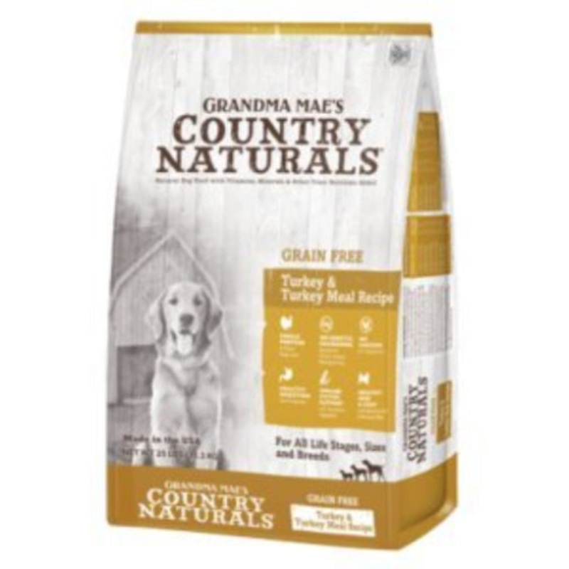 Grandma Maes Country 46000701 Naturals Limited Ingredient Grain Free Turkey Dog Food - 4 lbs