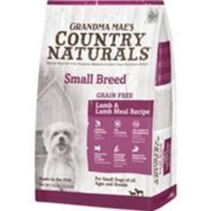 Grandma Maes Country 46000708 Naturals Small Breed Limited Ingredient Grain Free Lamb Dog Food - 4 lbs
