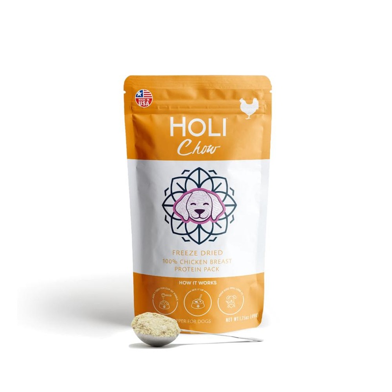 Holi Chow Freeze Dried  Single Ingredient Dog Treats Chicken 1.75oz