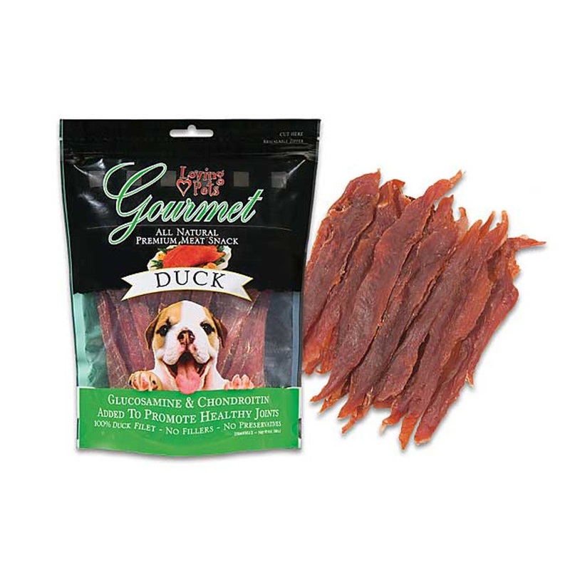 Loving Pets Dog Treat Gourmet Duck Filet Strips 12oz