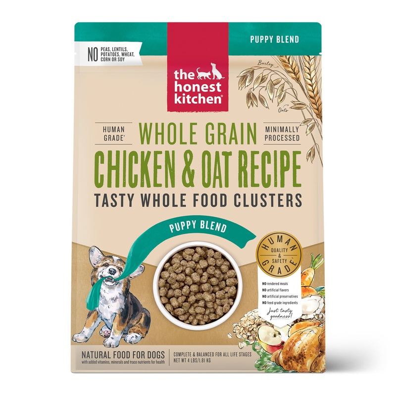The Honest Kitchen Whole Food Clusters Puppy Whole Grain Chicken Dry Dog Food 4lb