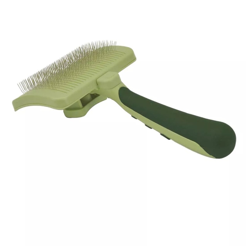 Coastal Safari Dog Self-Cleaning Slicker Brush Medium 6in Wide