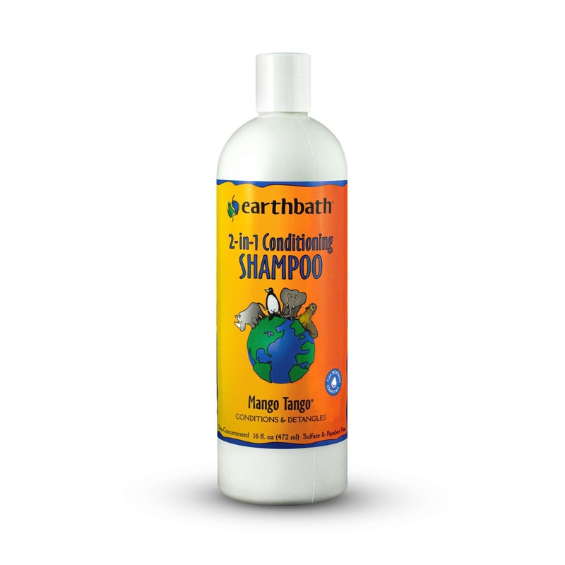 Earthbath Mango Tango 2-in-1 Conditioning Shampoo for Cat & Dog 16 Oz