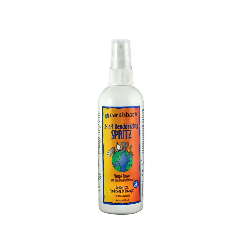 Earthbath Mango Tango 3-in-1 Deodorizing Spritz For Dog 8 Oz