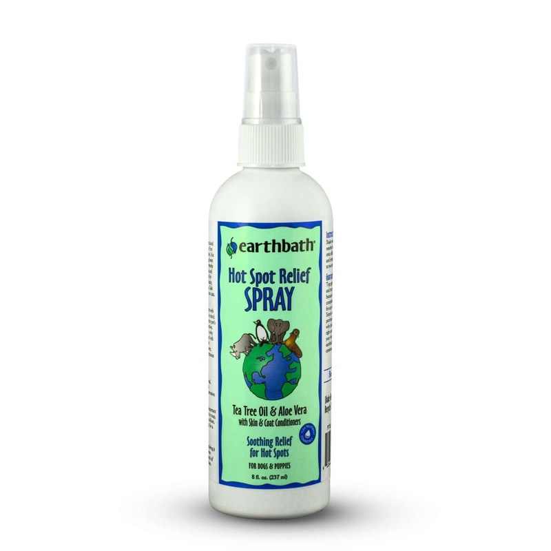 Earthbath Tea Tree Oil & Aloe Vera Hot Spot Relief Spritz for Dog 8 Oz