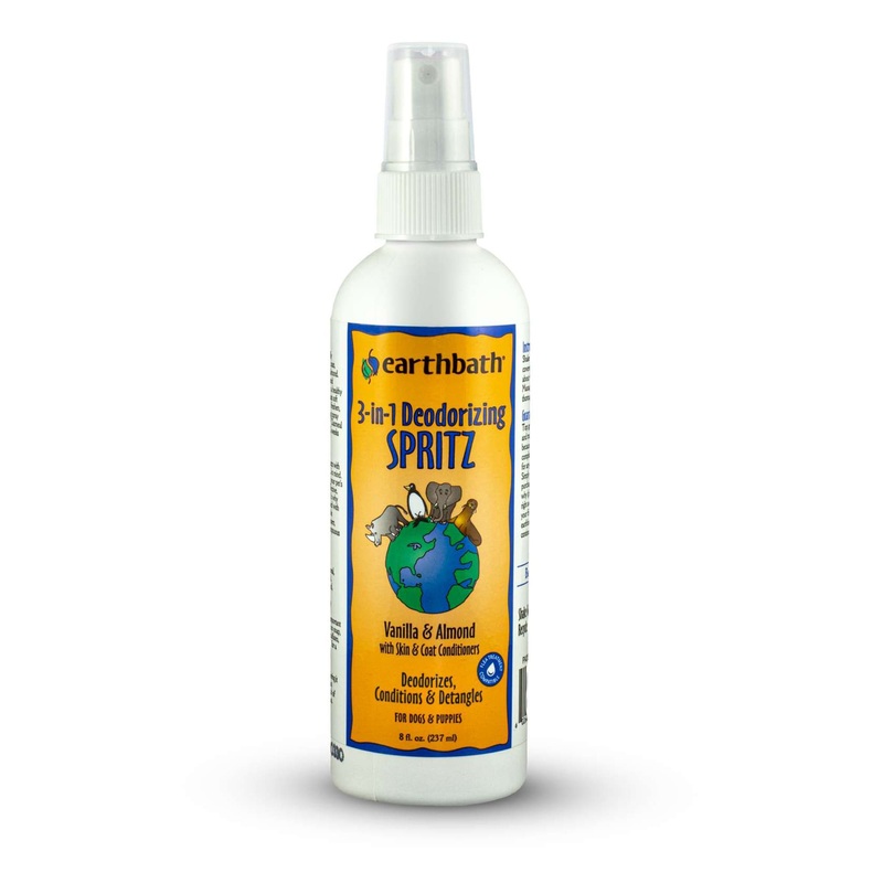 Earthbath Vanilla & Almond 3-in-1 Deodorizing Spritz for Dog 8 Oz