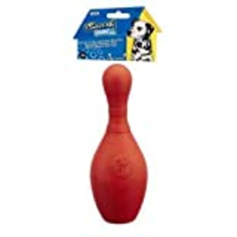 JW Bouncin  Bowlin  Pin Durable Rubber Dog Toys  Large