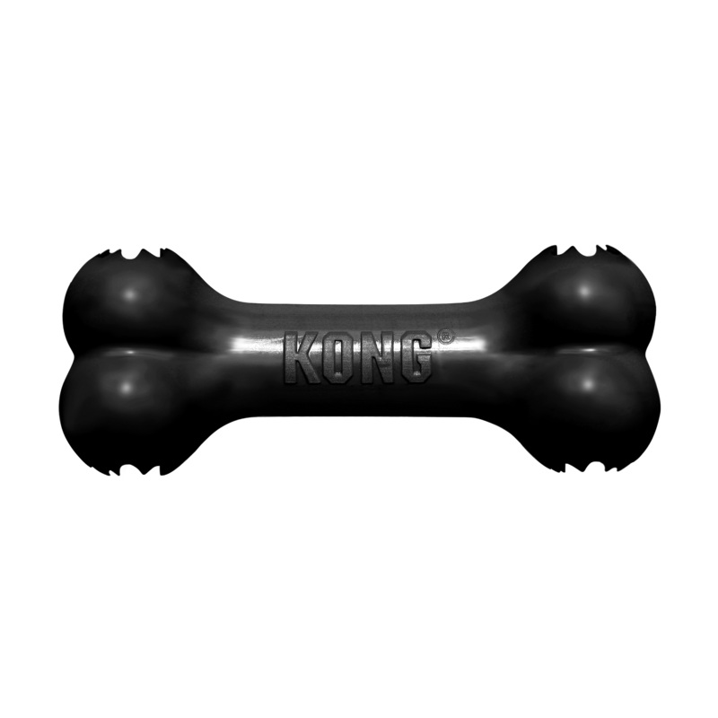 Kong Dog Toy KONG Extreme Goodie Bone Black Medium