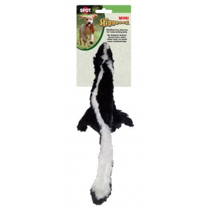 Spot Ethical Pet Dog Toy Mini Skinneeez Skunk 14In