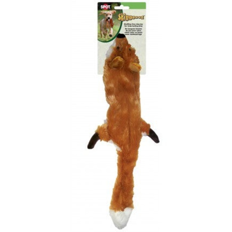 Spot Ethical Pet Dog Toy Plush Skinneeez Fox 36In