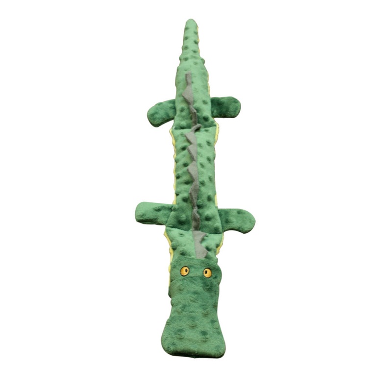 Spot Ethical Pet Dog Toy Skinneeez Extreme Triple Squeak Crocodile 25In
