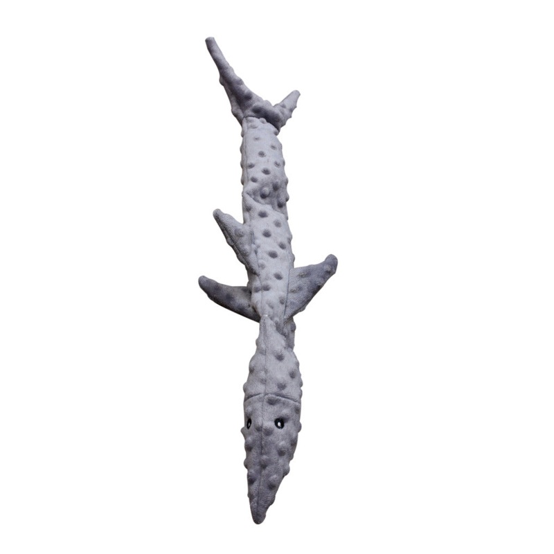 Spot Ethical Pet Dog Toy Skinneeez Extreme Triple Squeak Shark 25In