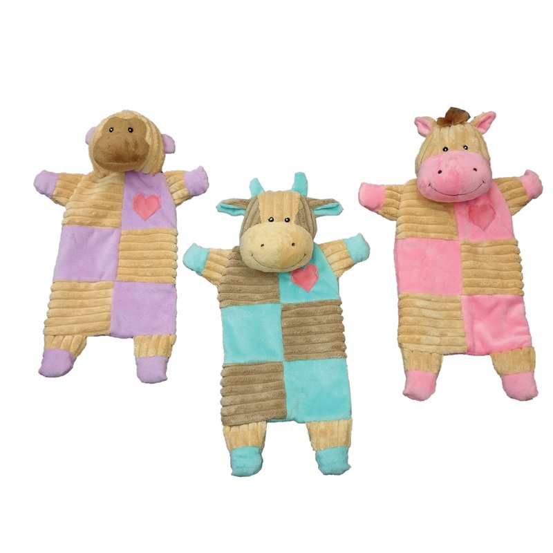 Spot Ethical Pet Dog Toy Soothers Crinkle Toys 13In Assorted