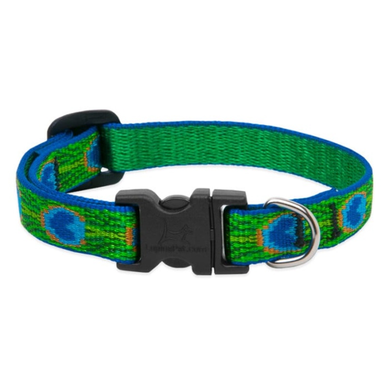 Lupine Pet Dog 1/2 In Wide 8-12 In Adjustable Collar Original Designs Tailfeathers