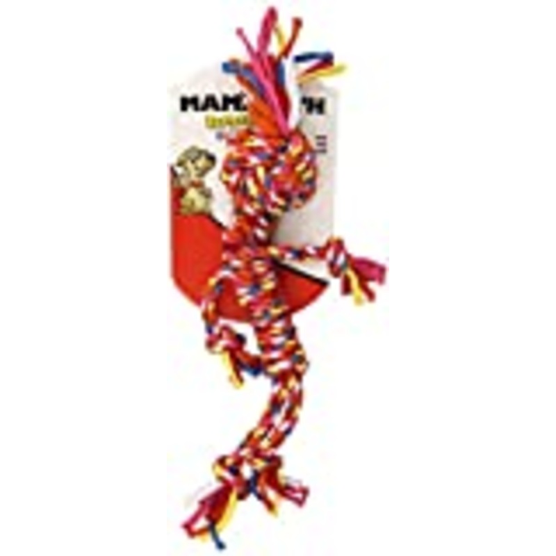 Mammoth Flossy Chews Cloth Rope Man Dog Toy Assorted