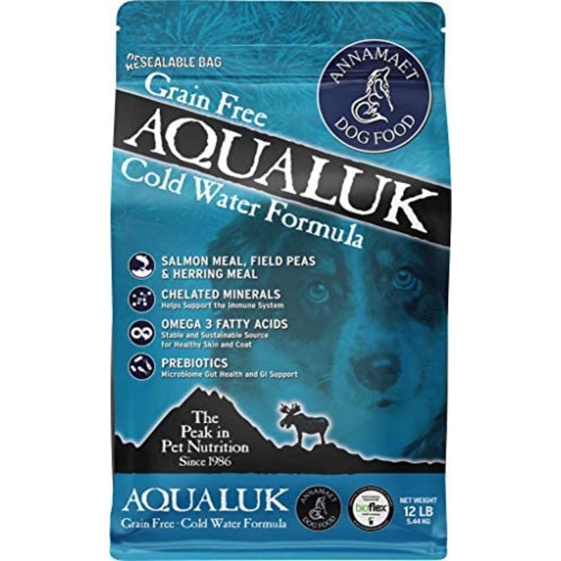 Annamaet Aqualuk Dog Food Salmon Herring Formula 12lb