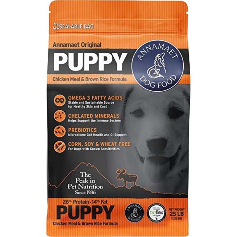 Annamaet Original Puppy Chicken Meal and Brown Rice Formula 25lb