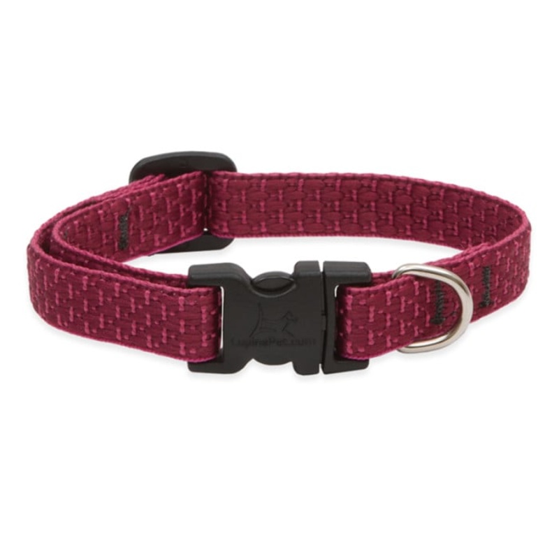 Lupine Pet Dog 1/2 In Wide 8-12 In Adjustable Collar Eco Berry