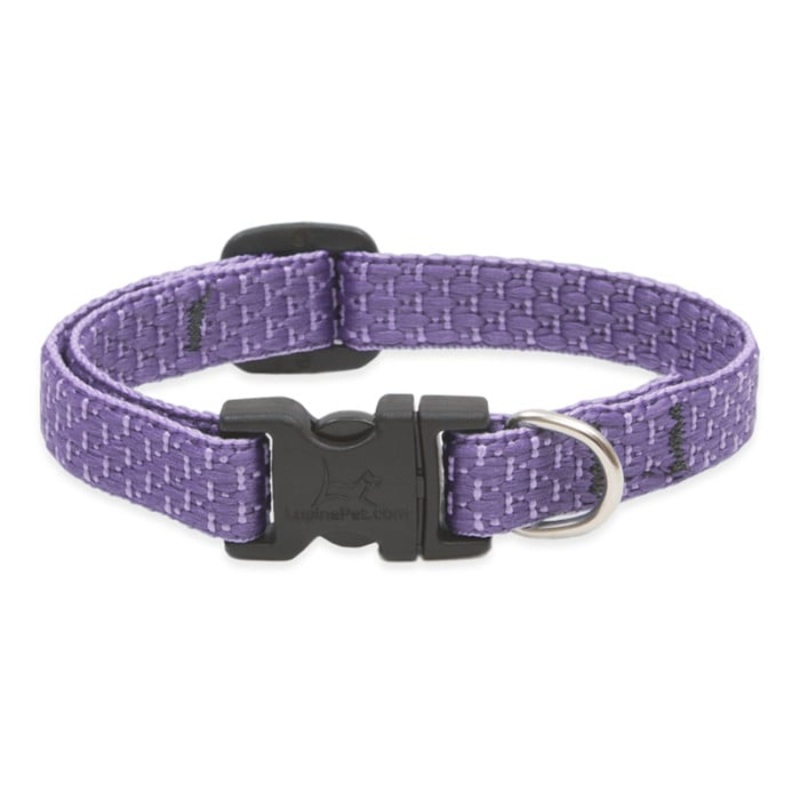 Lupine Pet Dog 1 In Wide 12-20 In Adjustable Collar Eco Lilac