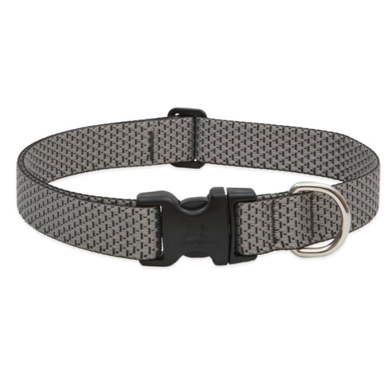 Lupine Pet Dog 1 In Wide 16-28 In Adjustable Collar Eco Granite