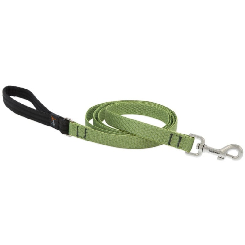 Lupine Pet Dog 6 Ft Long 3/4 In Leash Eco Moss