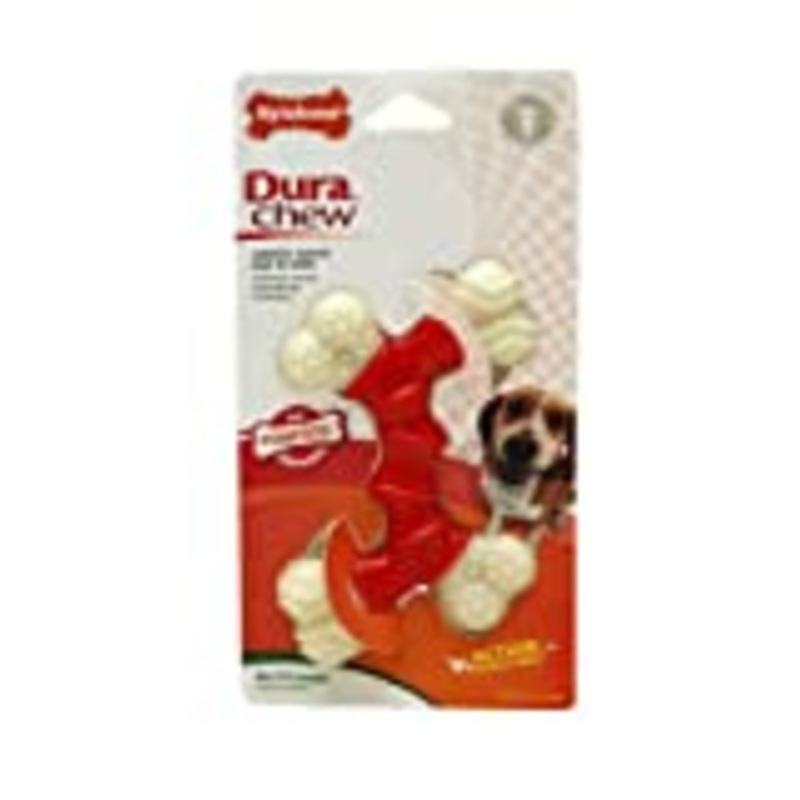 Nylabone Power Chew Bacon Double Bone Dog Toy  Medium