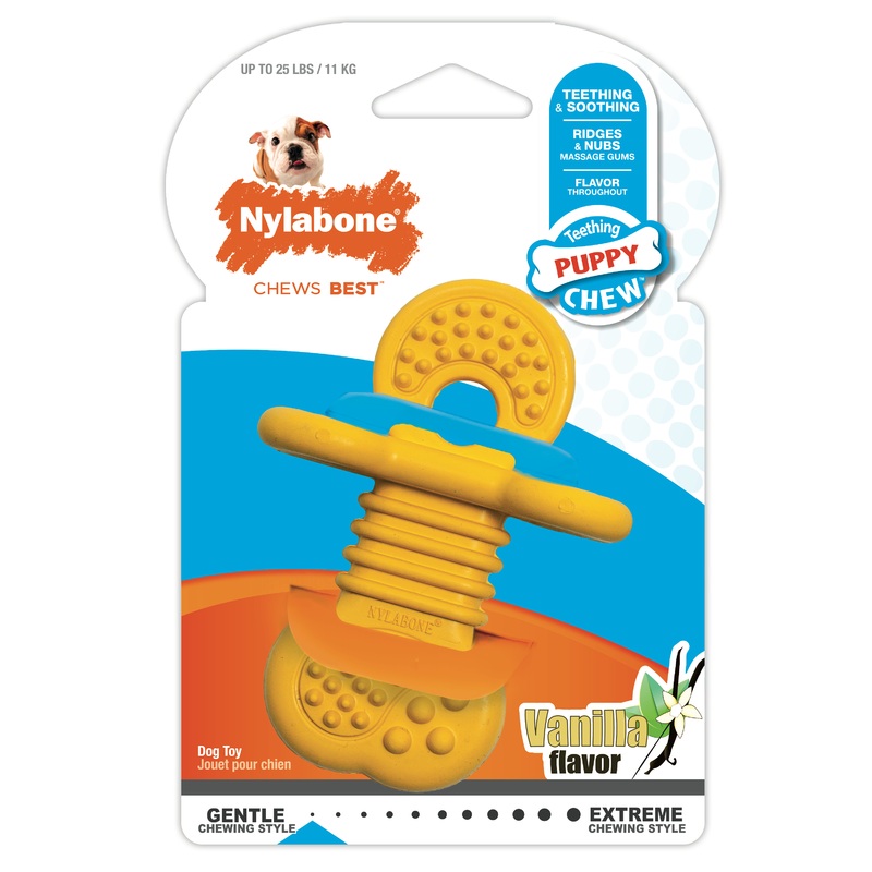 Nylabone Puppy Rubber Teethers Vanilla Rubber Teether Small/Regular