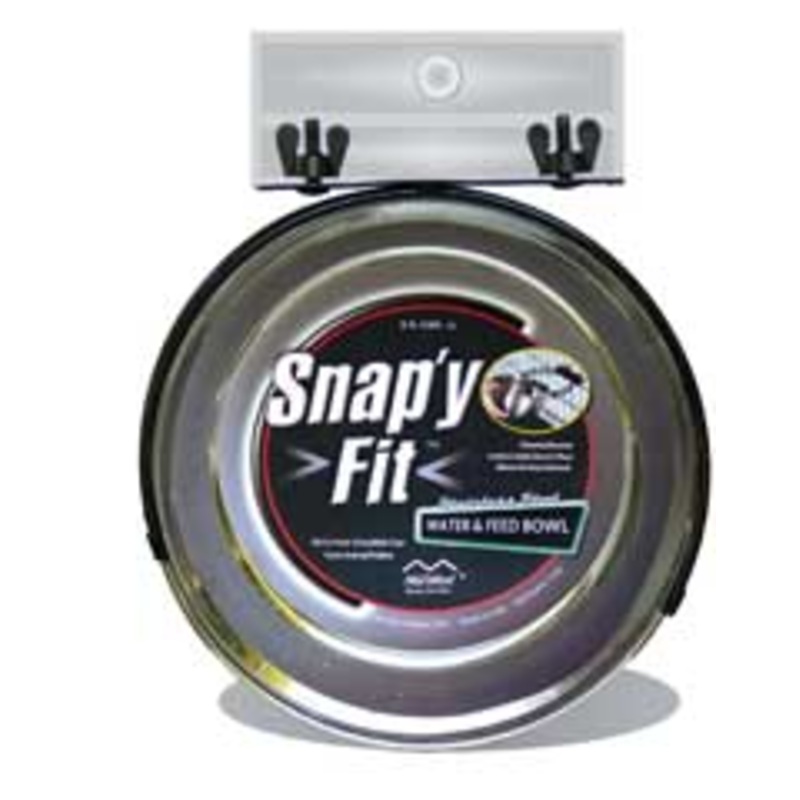 MidWest Homes For Pets Snap y Fit Stainless Steel Bowl  2 qt