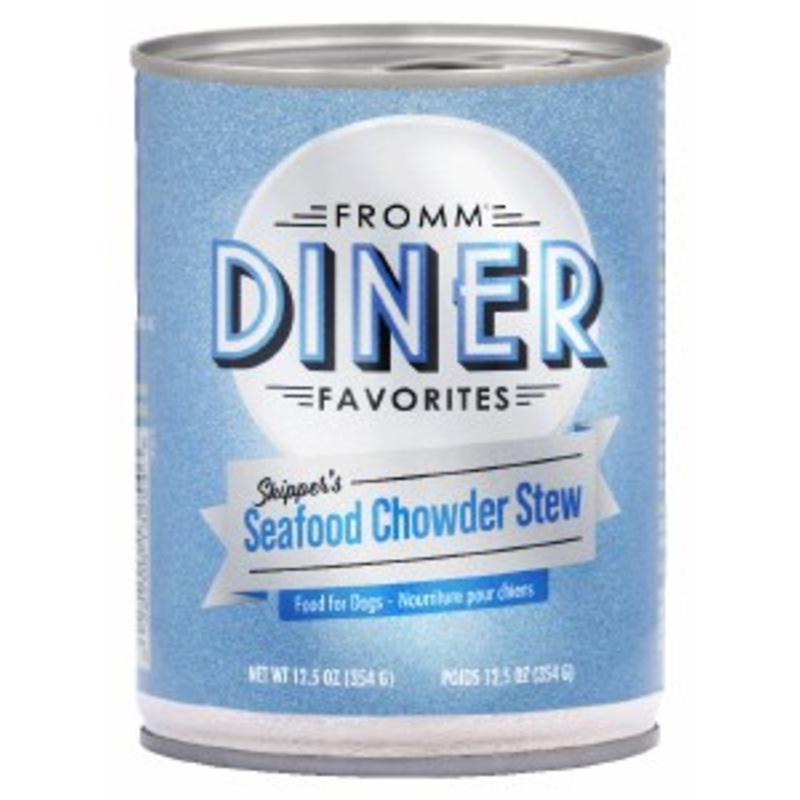 Fromm Diner Seafood Chowder 12.5 oz Dog Food Can