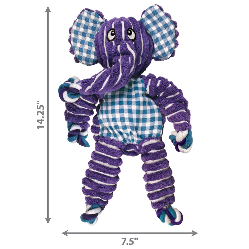 Kong Dog Toy Floppy Knots Elephant  Large
