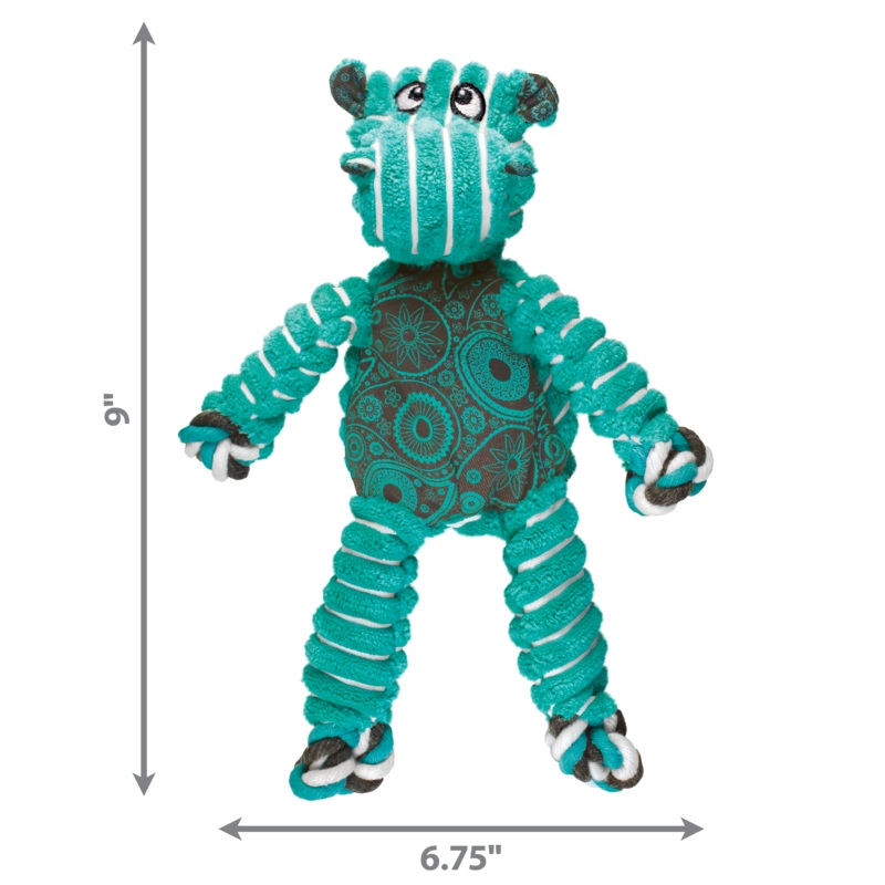 Kong Dog Toy Floppy Knots Hippo Small