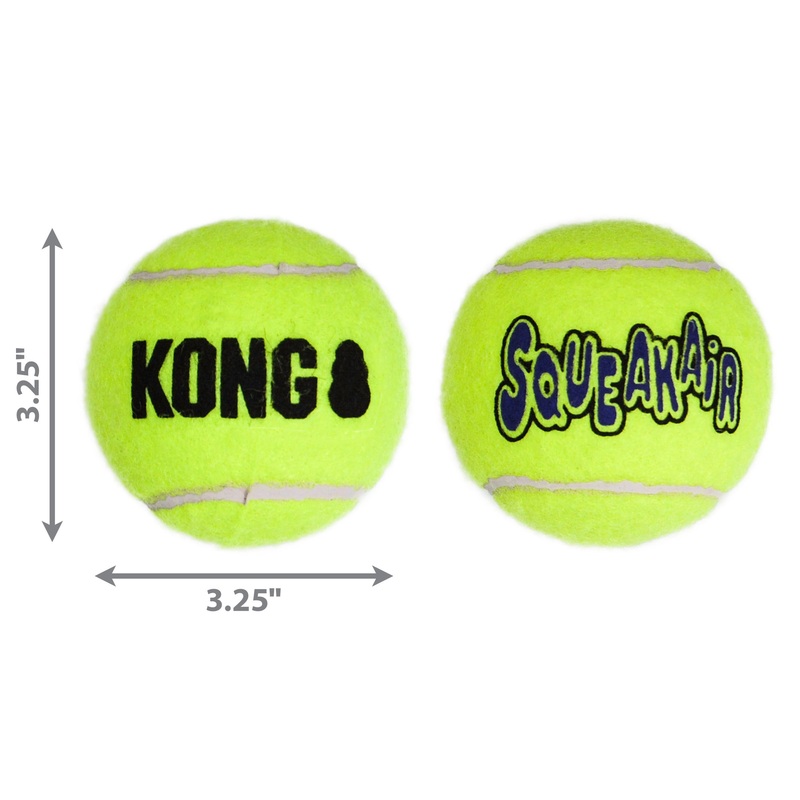 Kong Dog Toy SqueakAir Balls 2pk Large