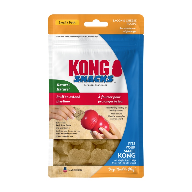 Kong Dog Treat Snacks Bacon & Cheese Small