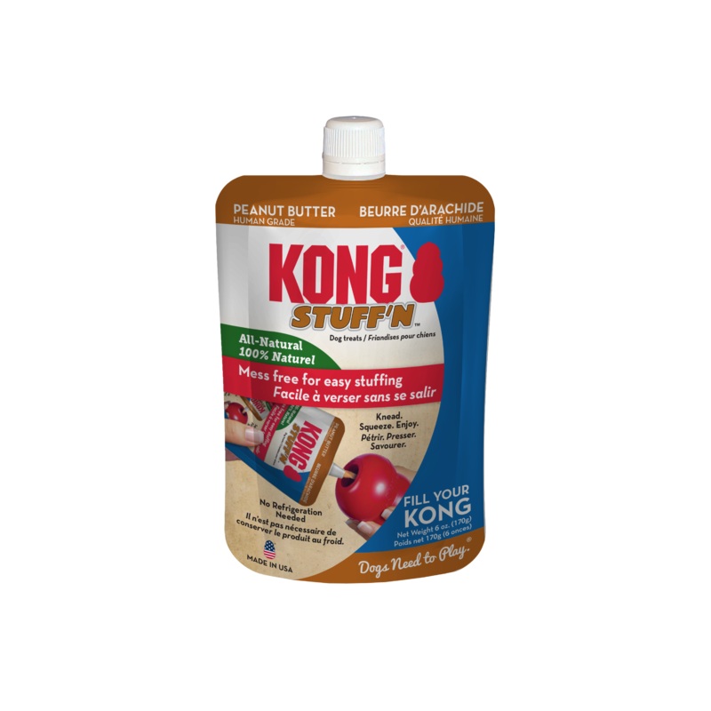 Kong Dog Treat Stuff'N All Natural Peanut Butter 6oz